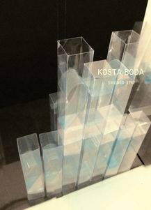 水晶玻璃制品展示设计模型